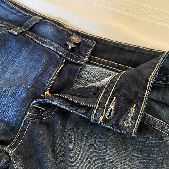 Hudson Dark Blue Signature Bootcut Flare Jeans Women's Size 29 Mid Rise Retro - Picture 8 of 16